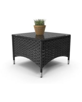 Black Square Table Unique